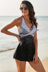 Dot Print Halterneck Tankini Set